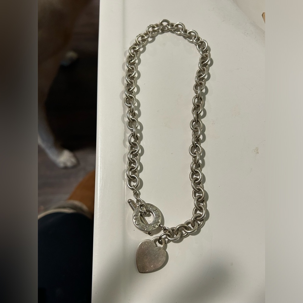 Tiffany & Co. heart toggle necklace